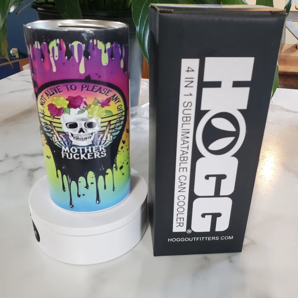 You Are Not Alive to Please Any of These 4 in 1 Can Cooler 14oz Tumbler 🎉Sale